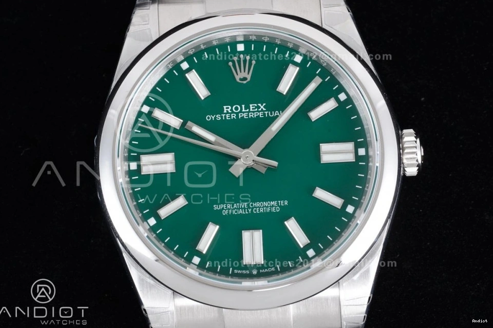 Green Perpetual 1:1 Dial V2 DD3230 41mm Best 904L Oyster Steel VSF Edition 124300 0410
